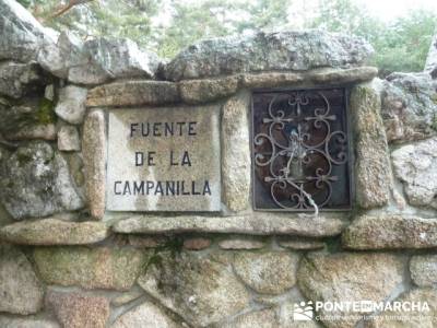 Nacimiento del río Manzanares desde La Barranca - Fuente de la Campanilla; senderismo irati